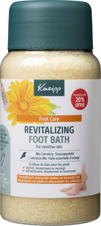 Kneipp Vitalizing Voetbadkristallen Voetbadzout Calendula Citrusgeur Vegan 1 st 600 gram