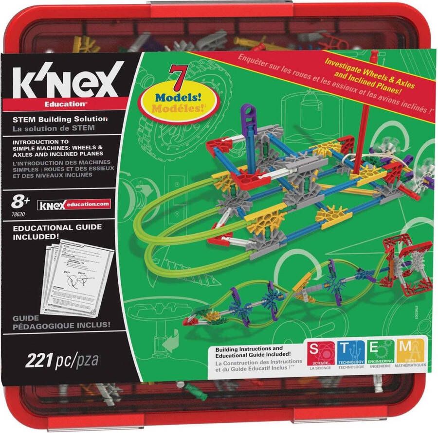 K'NEX Education Intro to Simple Machines: Wheels Axles & Inclined Planes Bouwset