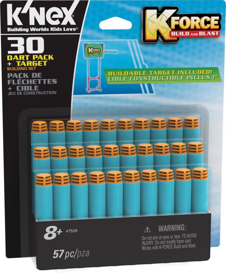 K'NEX K-FORCE Dart Pack + Target 30 Stuks