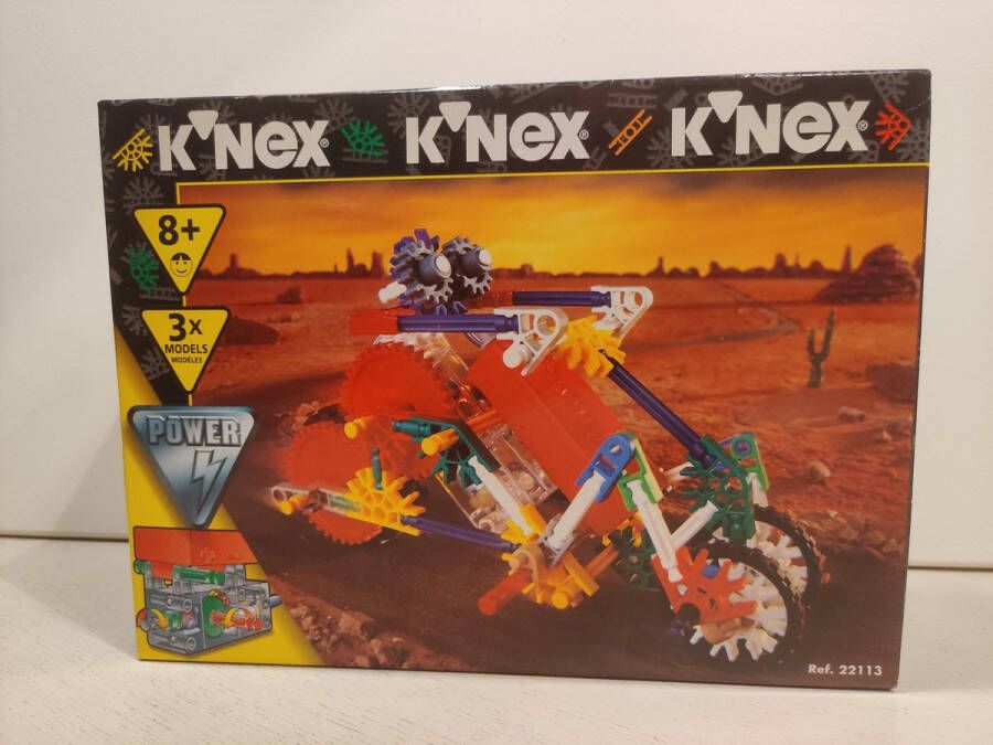 K'NEX vintage 1996 driewielfietser met motor ref 22113