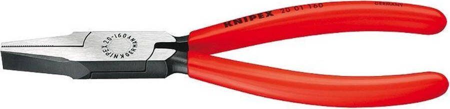 Knipex 20 01 140 Elektronica en fijnmechanica Platte tang Recht 140 mm