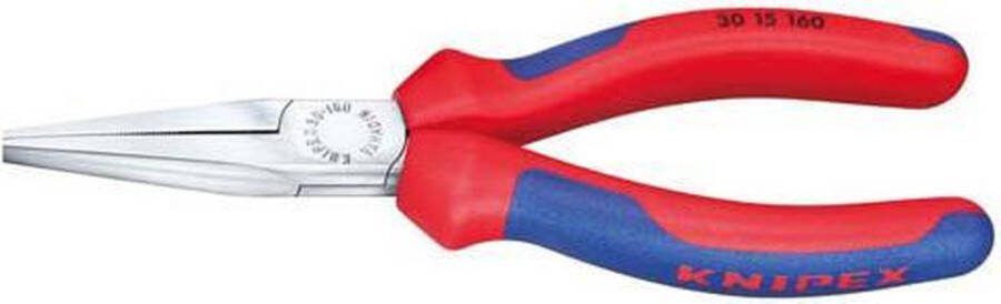 Knipex 30 35 140 Langbektang Verchroomd Ronde Bek 140mm