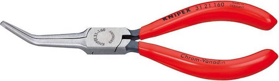 Knipex 31 21 160 Elektronica en fijnmechanica Naaldtang 45° gebogen 160 mm