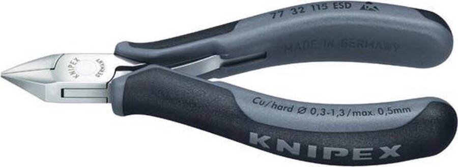 Knipex 77 32 115 ESD Zijkniptang Met facet 115 mm
