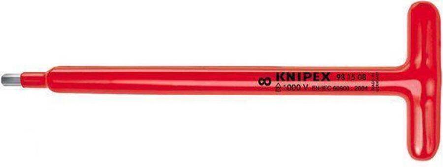 Knipex 98 15 06 Schroevendraaier T-greep 250mm voor binnenzeskantschroeven 6mm