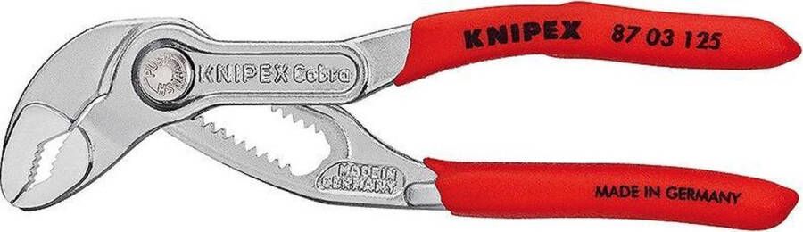 Knipex KNIP waterpomptang 8703 le 125mm norm DIN ISO 8976