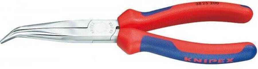 Knipex 38 25 200 Elektronica en fijnmechanica Platte rondbektang 40° gebogen 200 mm