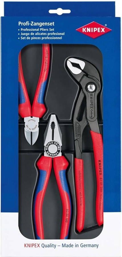 Knipex Tangenset bestseller 3 delig 20 09 V01