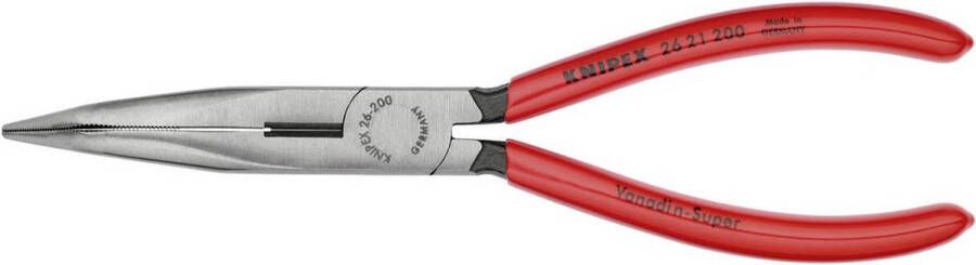 Knipex 26 21 200 Radiotang platspitse tang met zijsnijder