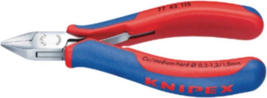 Knipex Taglio preciso di fili sottili e cavi – filo morbido anche fino a Ø 1 6 mmTe 77 42 115 Elektronica en fijnmechan