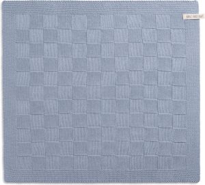 Knit Factory Gebreide Keukendoek Keukenhanddoek Uni Licht Grijs 50x50 cm