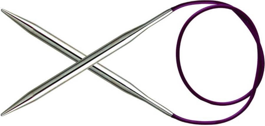 Knit Pro Nova KnitPro Nova Metal rondbreinaalden 100cm 5.50mm