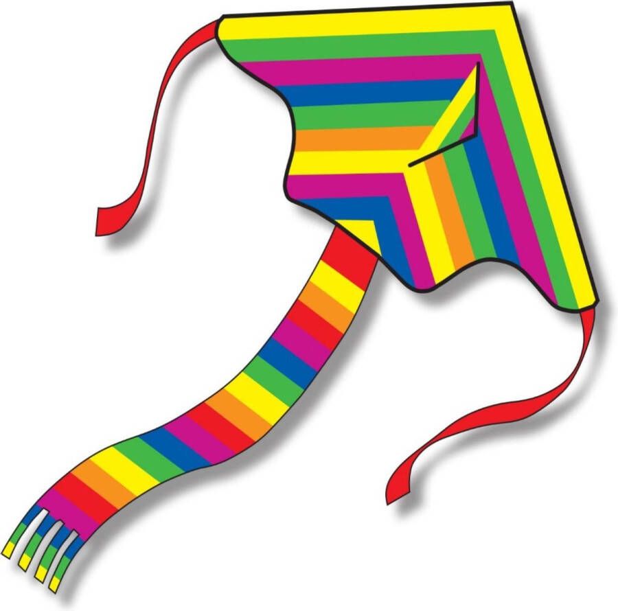 Knoop Kites Vlieger Delta Regenboog