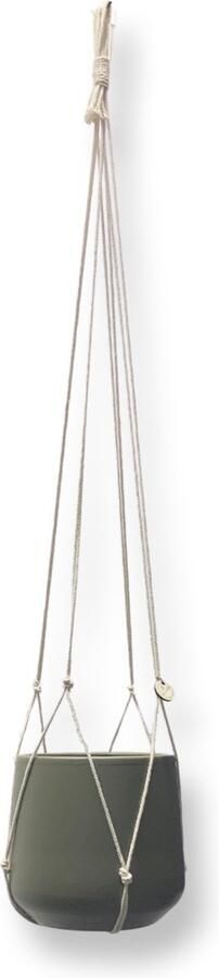 Knoopies Plantenhanger Zonder Kwast 100 cm Katoen Macramé Handgemaakt in Nederland Let op: Excl. Pot Inclusief Verzendkosten