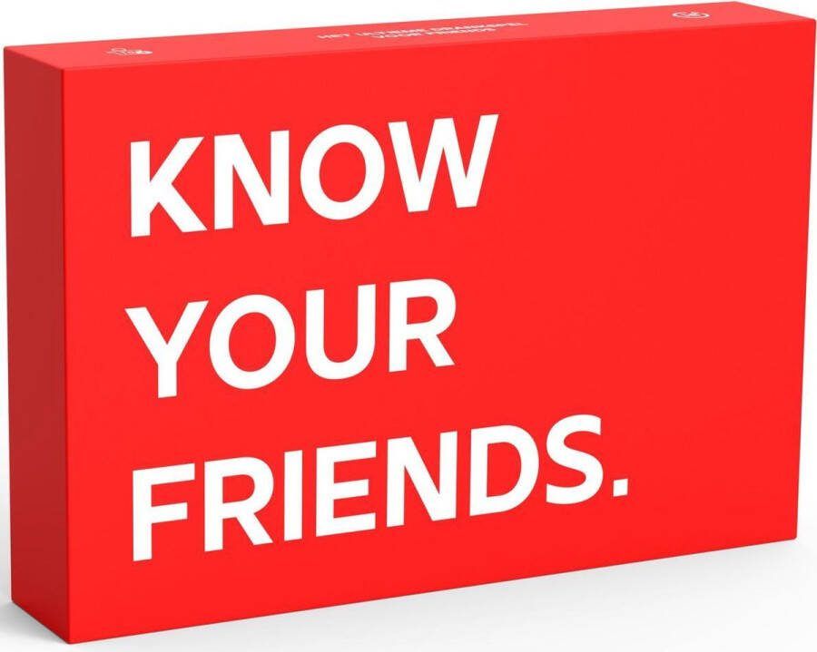 Know Your Friends. Know Your Friends Het ultieme drankspel voor vrienden partyspel