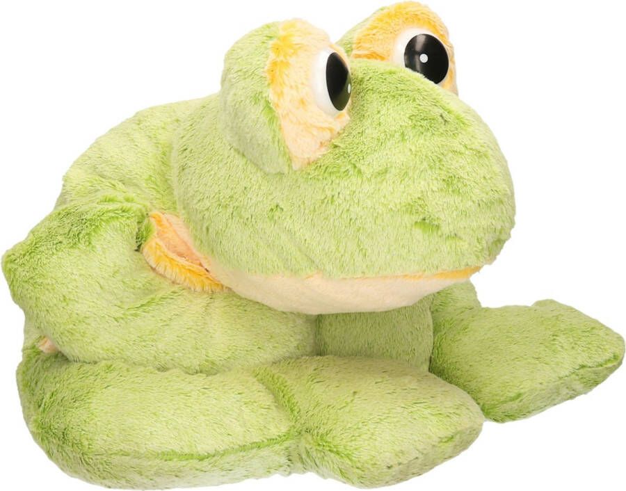 Merkloos Knuffelparadijs groene mega kikker pluche knuffel 97 cm Knuffeldier
