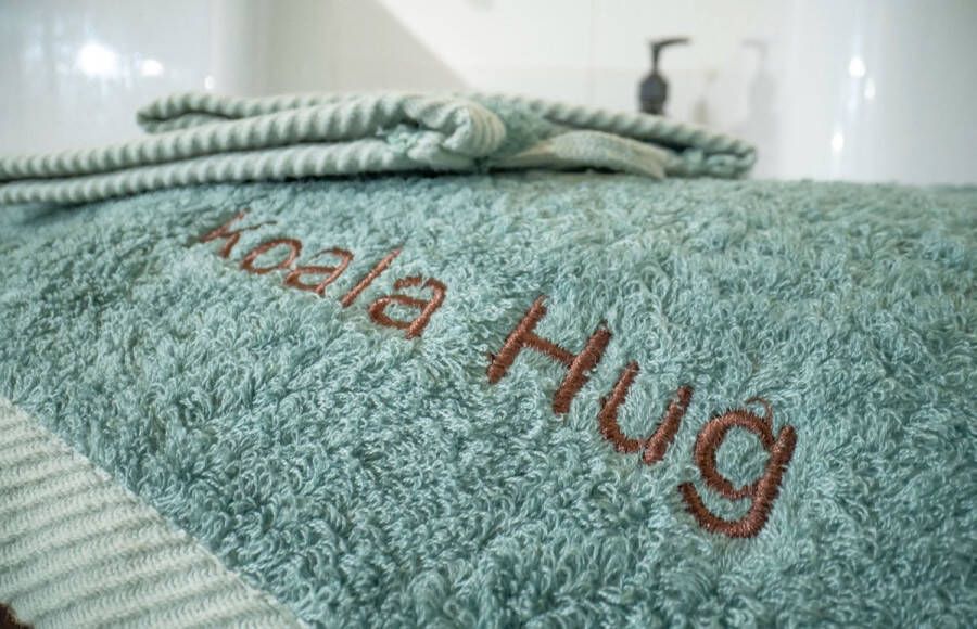 KOALA HUG TENCEL™ lyocell douchelaken 70x140 Woudgroen; hypoallergeen & antibacterieel ecologisch