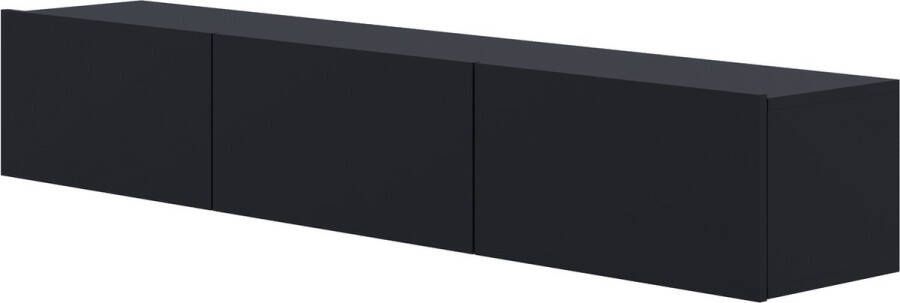 Kocot Dallas TV meubel 180x30x35 cm zwart