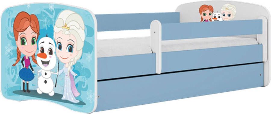 Kocot Kids Bed babydreams blauw Frozen met lade met matras 140 70 Kinderbed