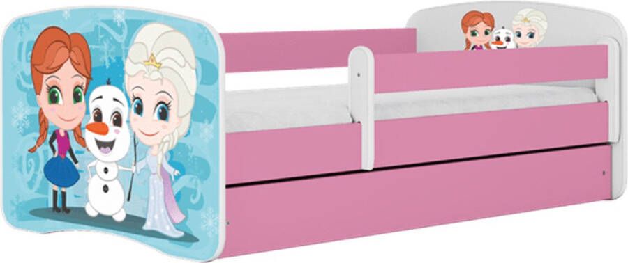 Kocot Kids Bed babydreams roze Frozen met lade zonder matras 160 80 Kinderbed Roze