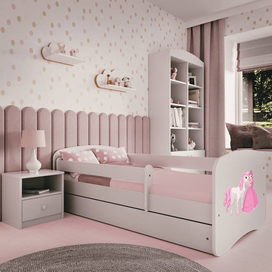 Kocot Kids Bed babydreams roze paard met lade zonder matras 180 80 Kinderbed Roze