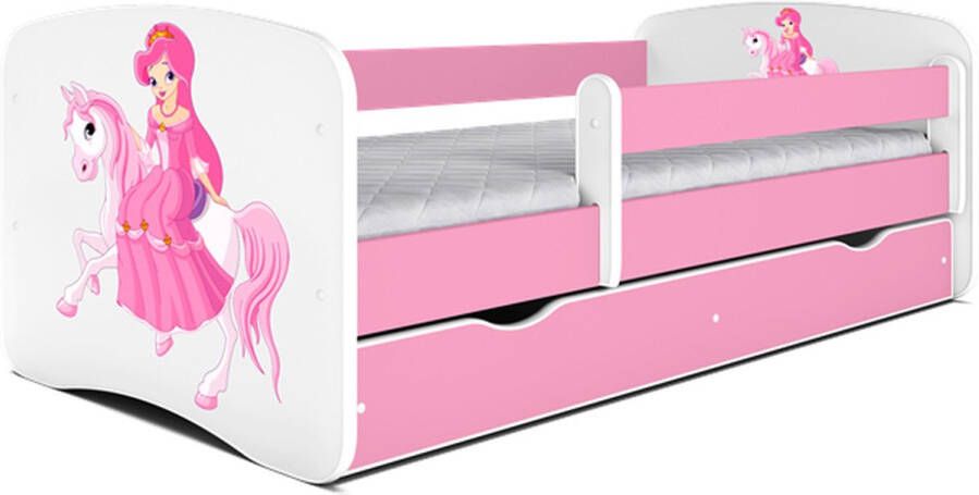 Kocot Kids Bed babydreams roze vrachtwagen zonder lade met matras 140 70 Kinderbed Roze