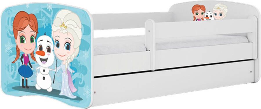 Kocot Kids Bed babydreams wit Frozen zonder lade zonder matras 160 80 Kinderbed Roze
