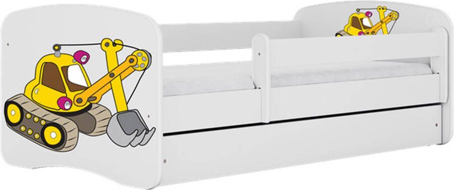 Kocot Kids Bed babydreams wit graafmachine zonder lade met matras 160 80 Kinderbed Wit
