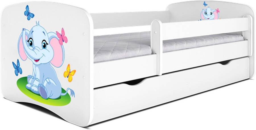 Kocot Kids Bed babydreams wit graafmachine zonder lade zonder matras 140 70 Kinderbed Wit