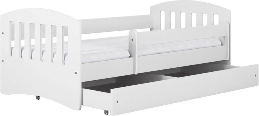 Kocot Kids Bed classic 1 wit zonder lade zonder matras 160 80 Kinderbed Wit