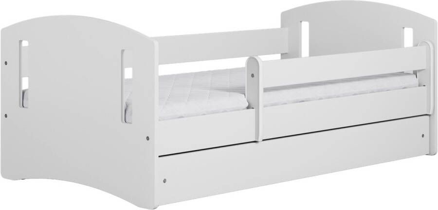 Kocot Kids Bed classic 2 wit met lade zonder matras 180 80 Kinderbed Wit