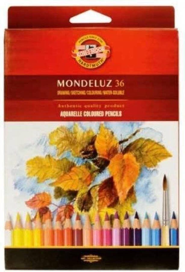 Koh I Noor Hardtmuth Mondeluz Aquarel potloden doos à 36 st