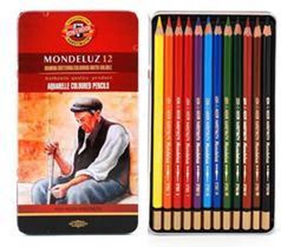 Koh-i-Noor Mondeluz 12 aquarel potloden