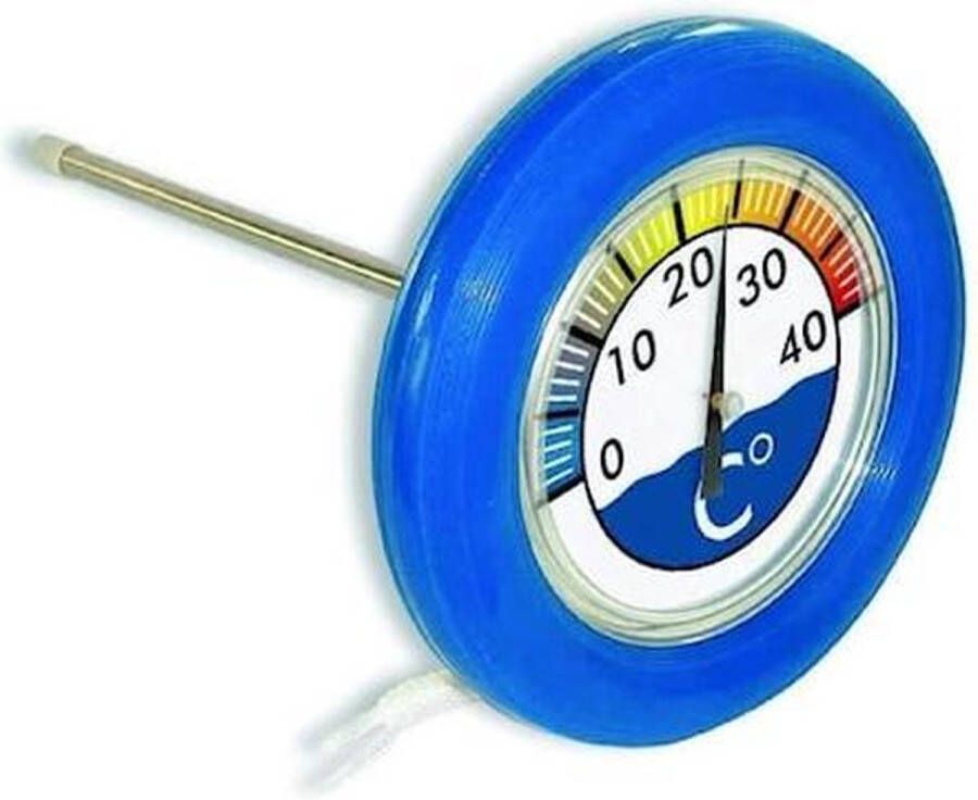 Kokido Zwembad vijver drijvende thermometer groot blauw