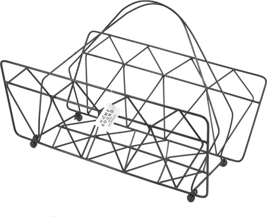Kolony Tijdschriftenrek 41 cm metaal zwart