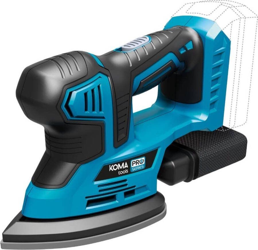 Koma Tools Accu Schuurmachine 20V Excl. Accu's & oplader