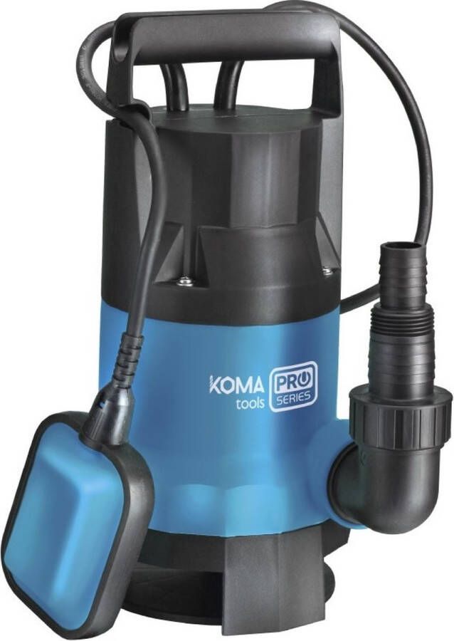 Koma Tools Vuilwaterpomp Dompelpomp 400W Blauw Zwart Copy