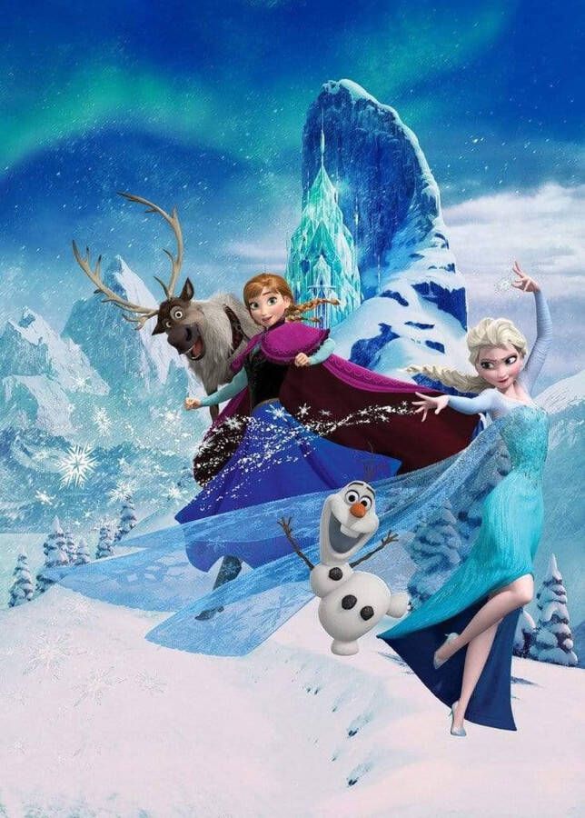 Komar Vliesbehang Frozen Elsa's Magic 200x280 cm (breedte x hoogte) (1 stuk)