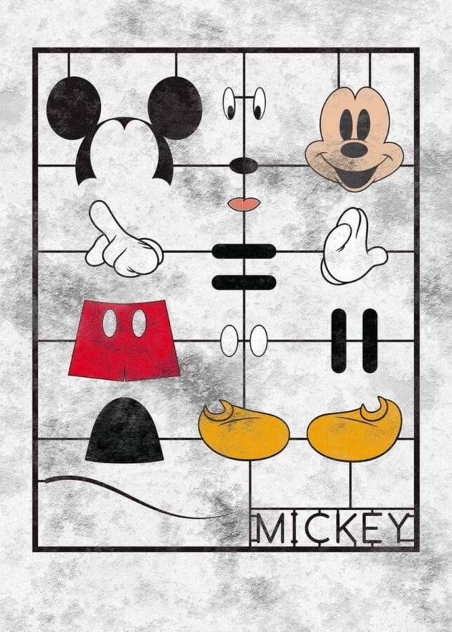 Komar Vliesbehang Mickey Kit 200x280 cm (breedte x hoogte)