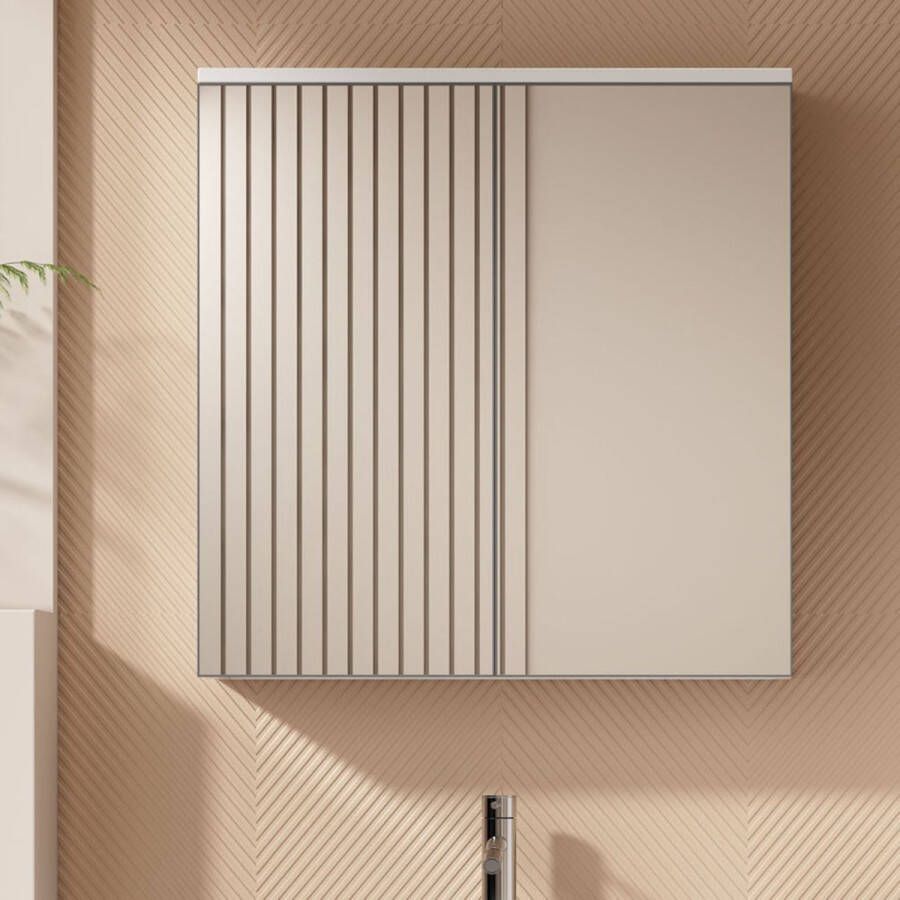 KOMHTOM Badkamer meube Spiegelkast breedte 60 cm met legplanken