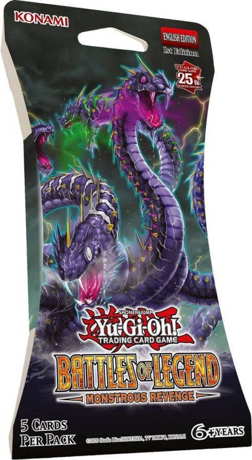 Konami Yu-Gi-Oh! Battle of Legend Monstrous Revenge Sleeved Booster Yu-Gi-Oh Kaarten
