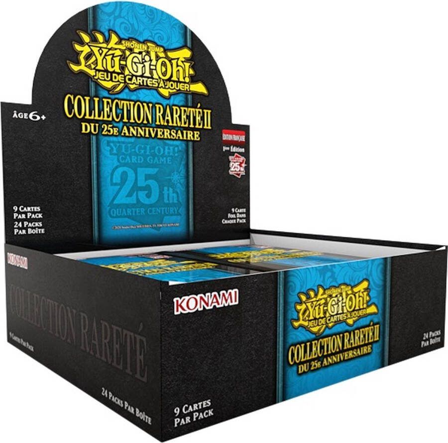 Konami Yu-Gi-Oh! JCC Display de Pack de Booster Collection Rareté du 25e Anniversaire II (24 Boosters)