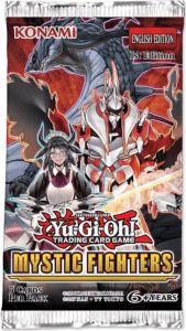 Konami Yu-Gi-Oh! Mystic Fighters booster pack Trading Card Game YU-GI-OH