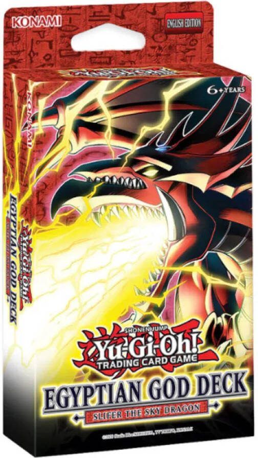 Konami Yu-Gi-Oh! TCG Egyptian God Deck: Slifer the Sky Dragon Display (8 Decks)