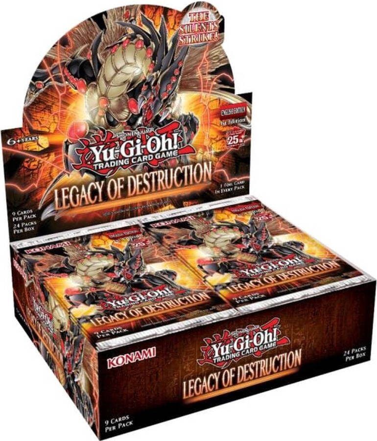Konami Yu-Gi-Oh! TCG Legacy of Destruction Booster Pack Display (24 Boosters)