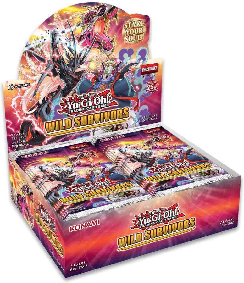 Konami Yu-Gi-Oh! Wild Survivors Booster Display Yu-Gi-Oh Kaarten