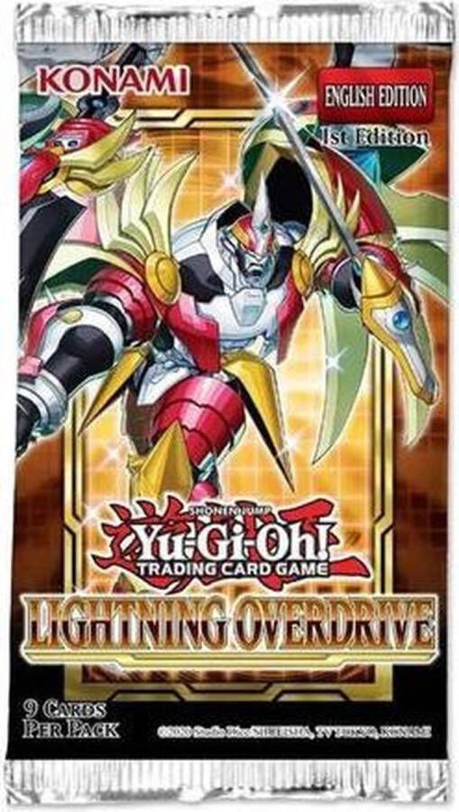 Konami Yugioh Lightning Overdrive booster pack 1st edition yuigoh kaarten