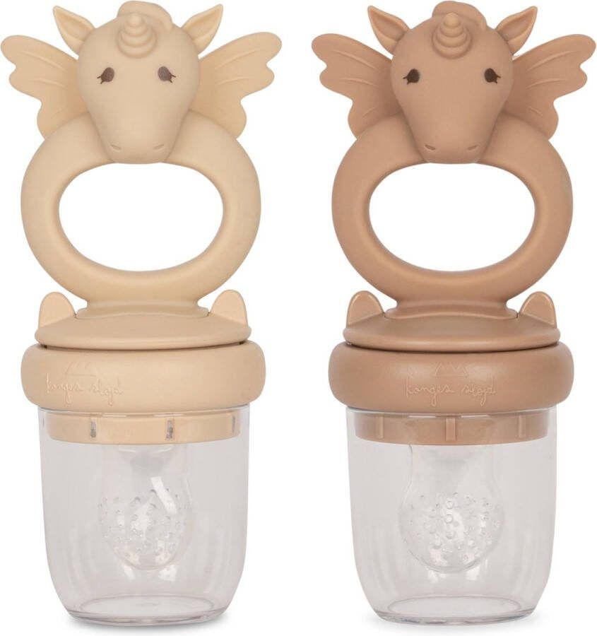 Konges Sløjd Fruit Feeder Pacifier Unicorn Shell Blush
