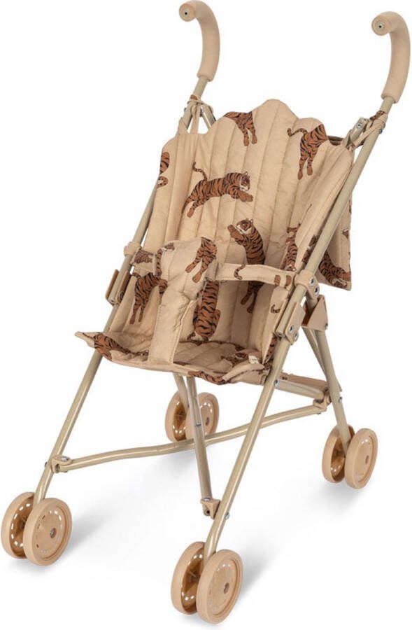 Konges Sløjd Poppenwagen Doll Stroller Buggy Tiger Oxford Tan