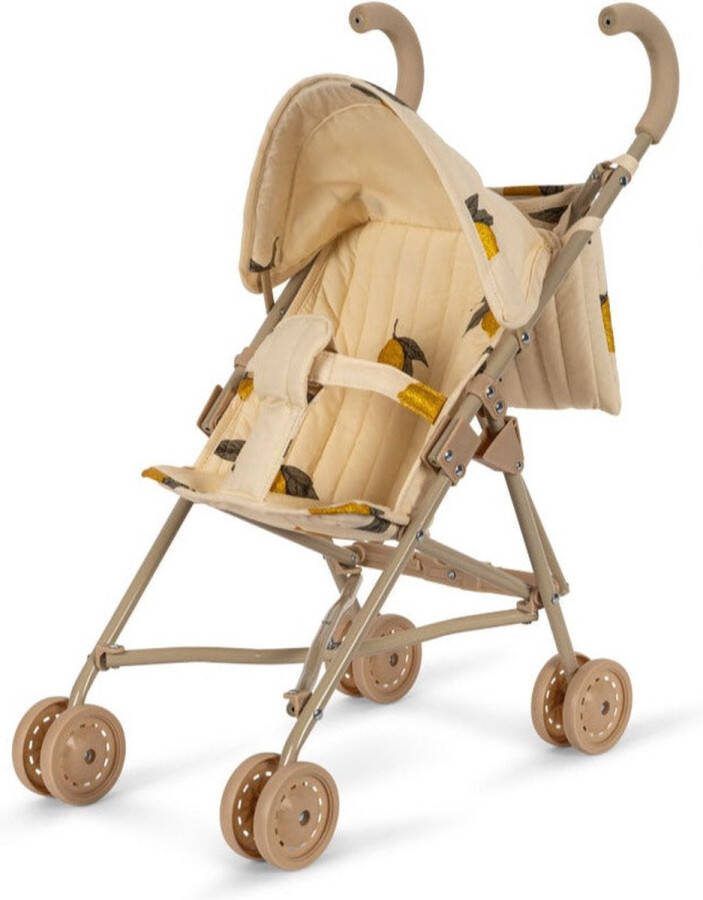 Konges Sløjd Zoë Poppenwagen Doll Stroller Buggy Mon Grand Citron Glitter